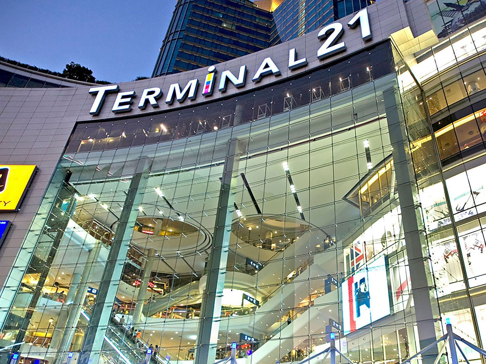 Terminal 21 Shopping Center near Night Hotel Bangkok