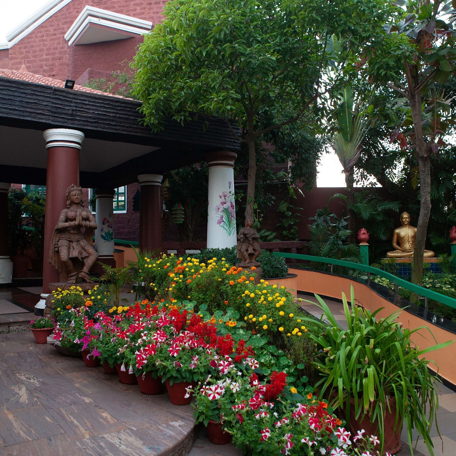 the external facade of the resort - Mayfair Heritage Puri