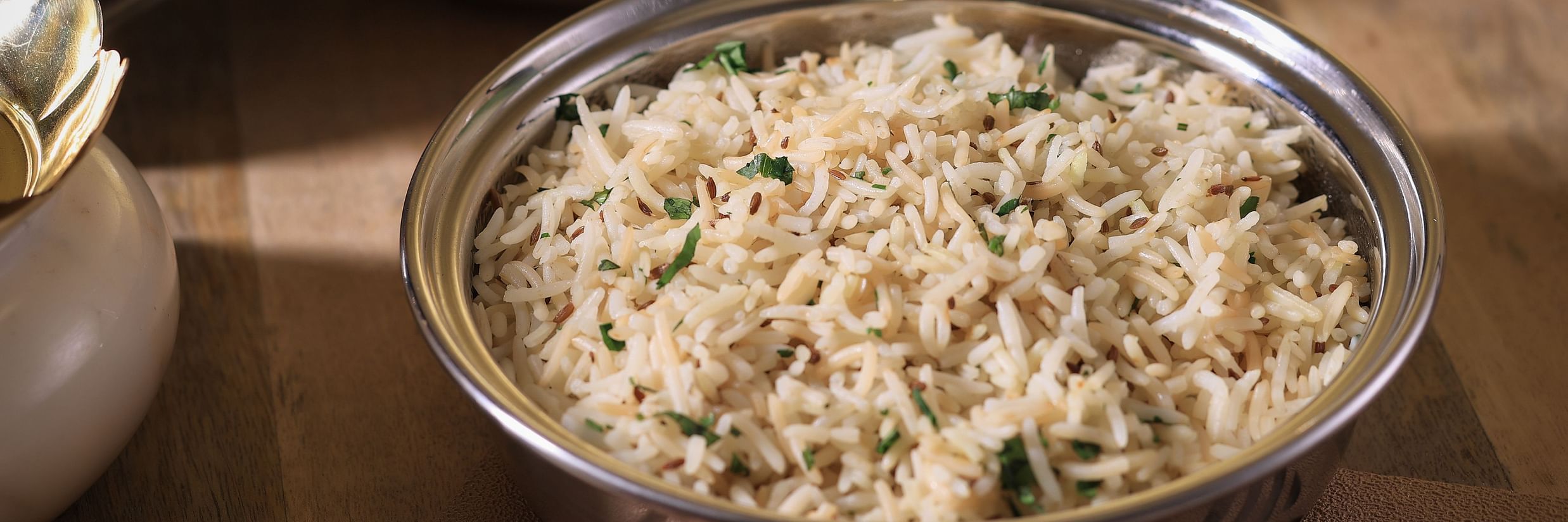 Rice served in a bowl 6 - Lamrin Boutique Cottages Rishikesh