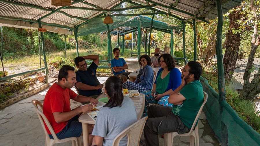 LETS Camp Junga dining