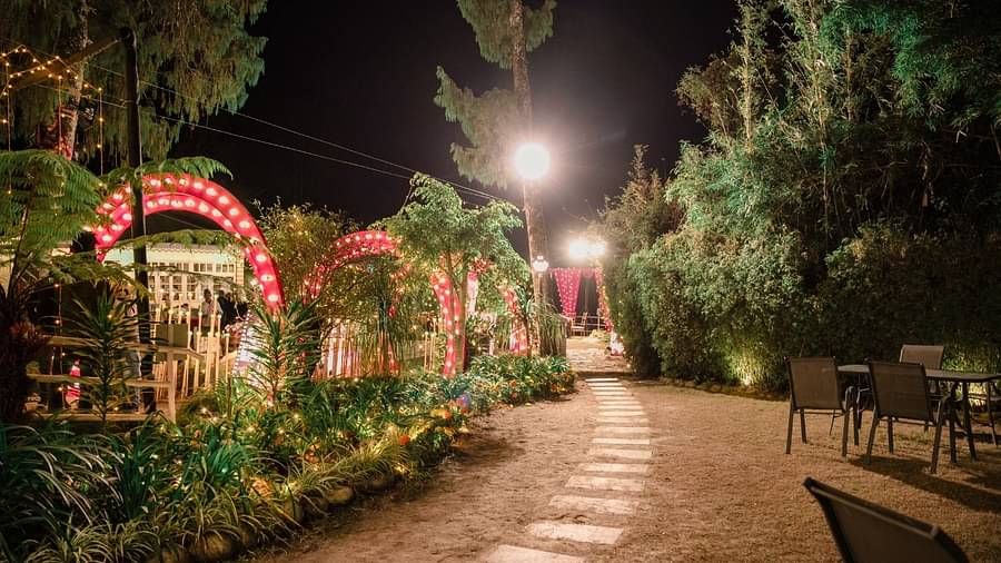 Paved walk ways at Summit Barsana Resort & Spa, Kalimpong