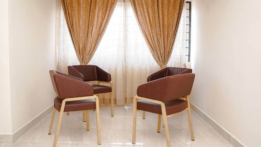 Seating arrangement in a room at ANS M Square Hotel & Resort, Kalaburagi