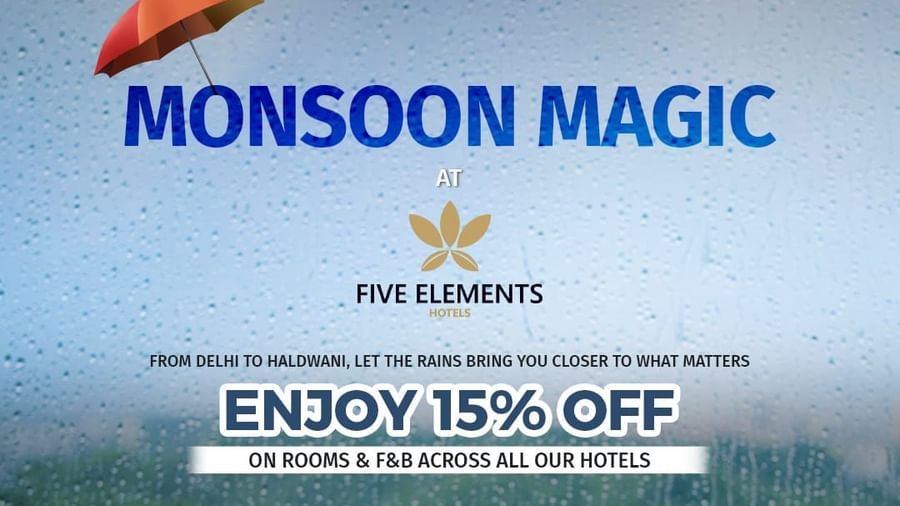 Discover Monsoon Magic at Five Elements Hotels with cozy stays, seasonal delights, and exclusive rainy-day perks.