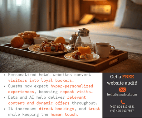 Main page banner Personalised experience