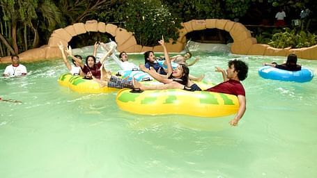 Water Kingdom - a group of people enjoying themselves at Adventure Amazonia