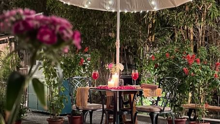 Under the umbrella