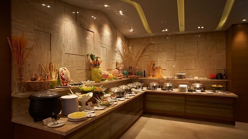 Hotel Adarsh Hamilton - Richmond Town, Bangalore Bangalore Hotel Adarsh Hamilton in Richmond Town Bangalore Luxury Hotel BUFFET AREA IN SEASON