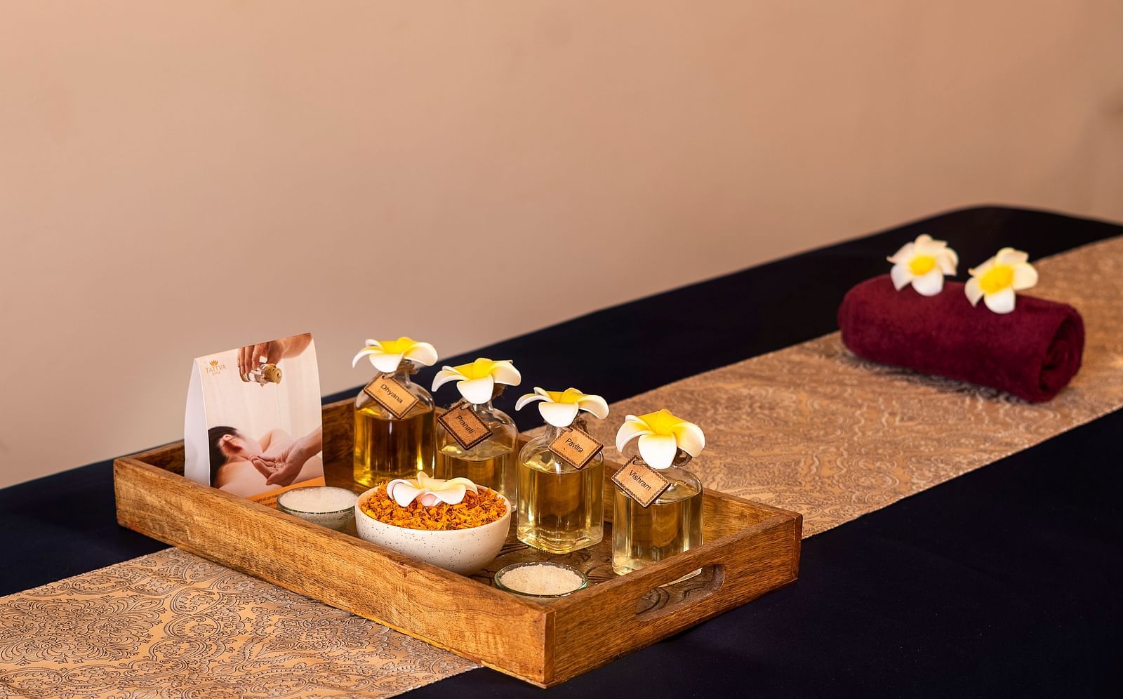 Spa essentials placed on the table  - Ganga Lahari, Haridwar
