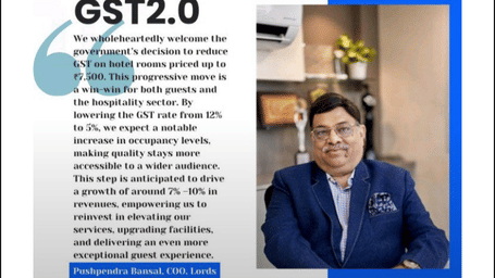 Screenshot of media promotion for Lords Hotels & Resorts.