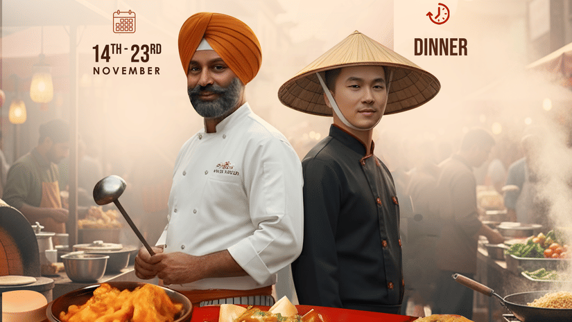 The banner of Food Festival 