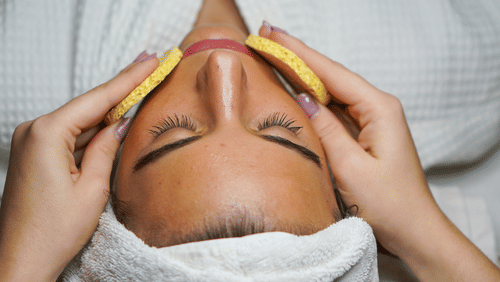 person getting a massage 