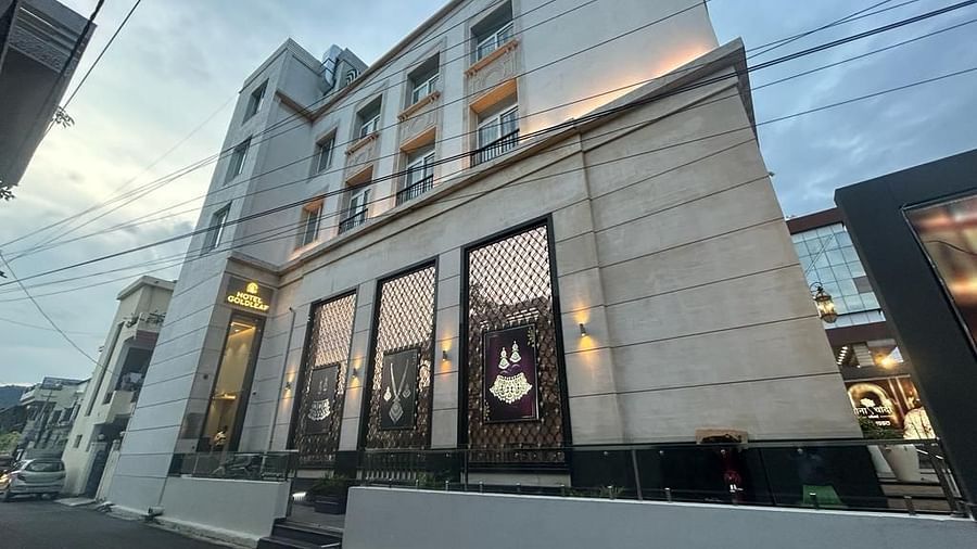 Front view of Five Elements Hotels Goldleaf, Haldwani