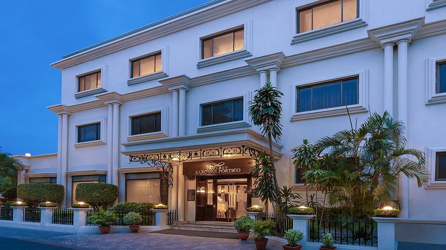 Facade at La Place Sarovar Portico Lucknow, best hotels in lucknow 1