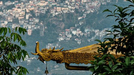 View of the Gangtok City