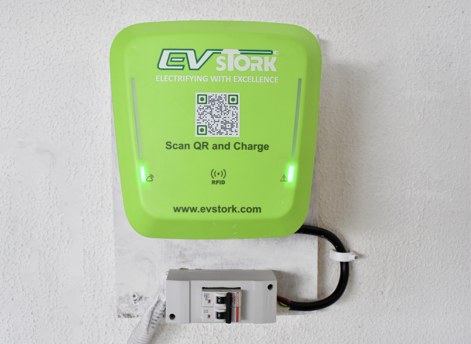 Electric vehicle (EV) 2-wheeler charging station at the hotel entrance of Urban Suites by BluSalzz Jaipur