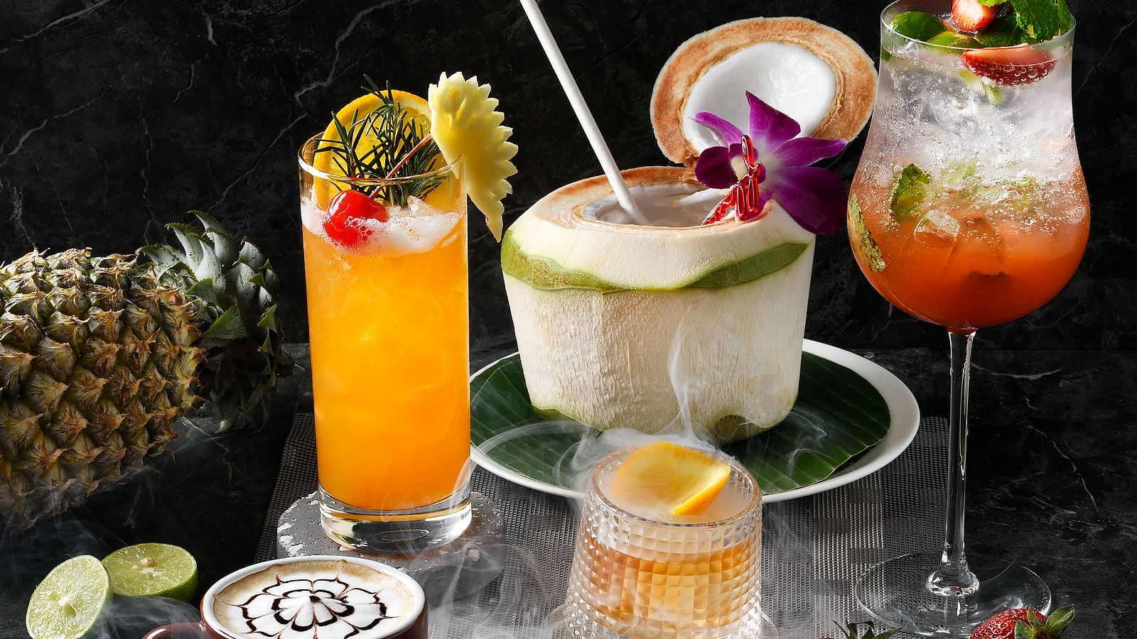 Beverages at Flava Lounge Bar - Night Hotel Bangkok