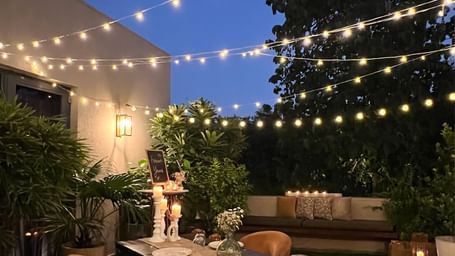 Terrace for two