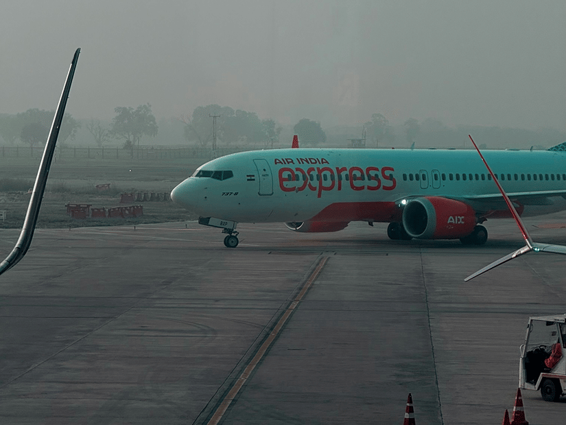 Air India Express, a Chennai-to- Goa flight on the runway to be taken off