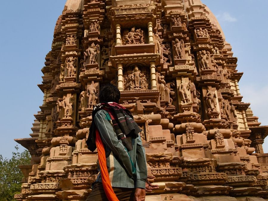 An ancient temple in Khajuraho 4