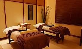 two spa beds kept side by side