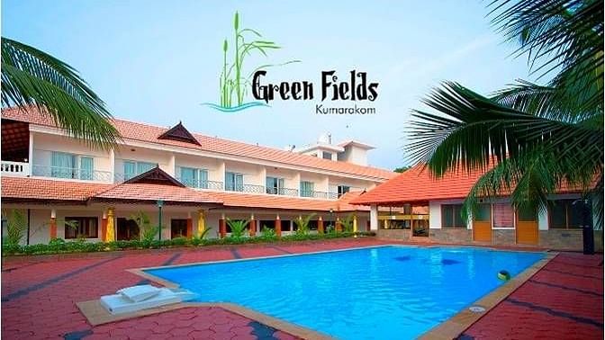 Kumarakom pool nd resort view Renai Green Fields Kumarakom Resort