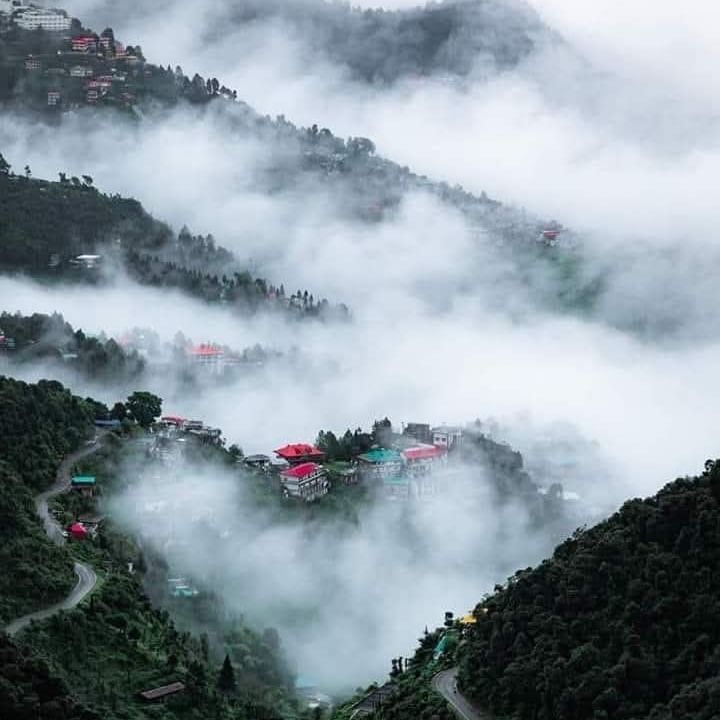 Darjeeling Mountain in monsoon time
