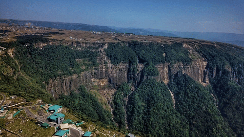 an aerial view of a hill station 3