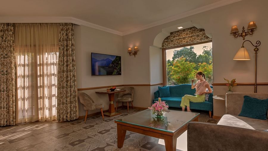 Aangan Suite with stylish interior designs at HERITAGE VILLAGE RESORTS & SPA, MANESAR