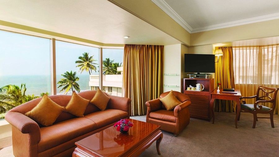 seating area of the Executive Salon at Hotel Ramada Plaza Palm Grove Juhu Beach Mumbai