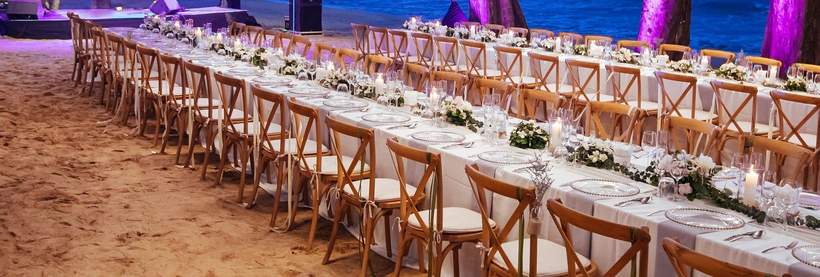 banquet area on the beach 2 