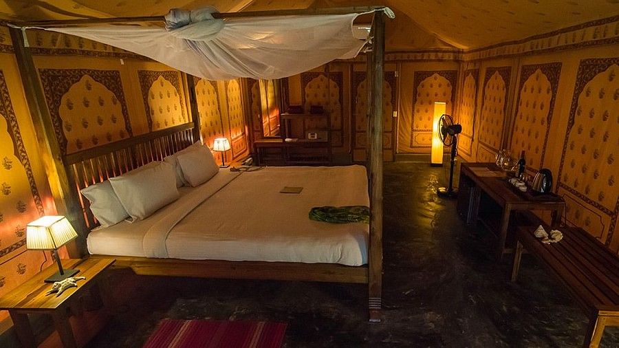 Tented cottages at Havelock Island 2