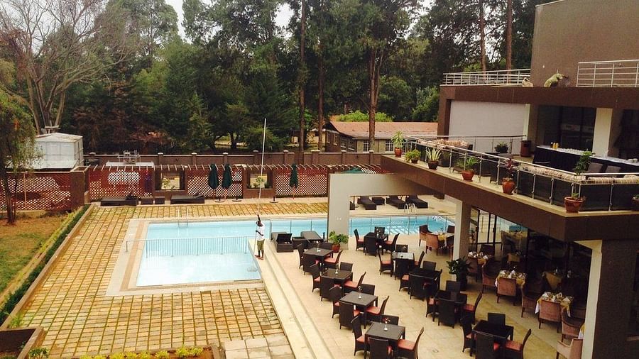 Pool facing rooms in Eldoret