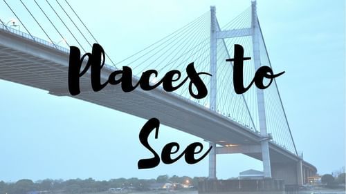 a poster with the words places to see across it