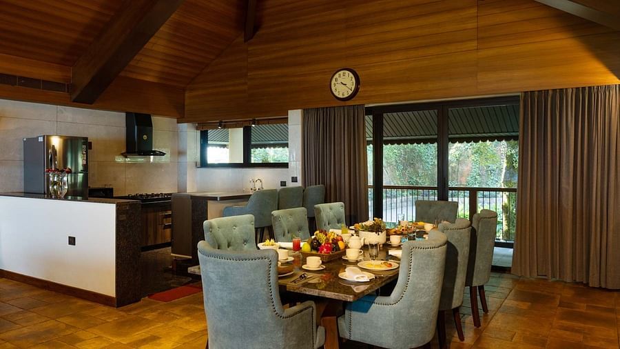 dining room at Golak by Denissons Presidential Villa, Madikeri