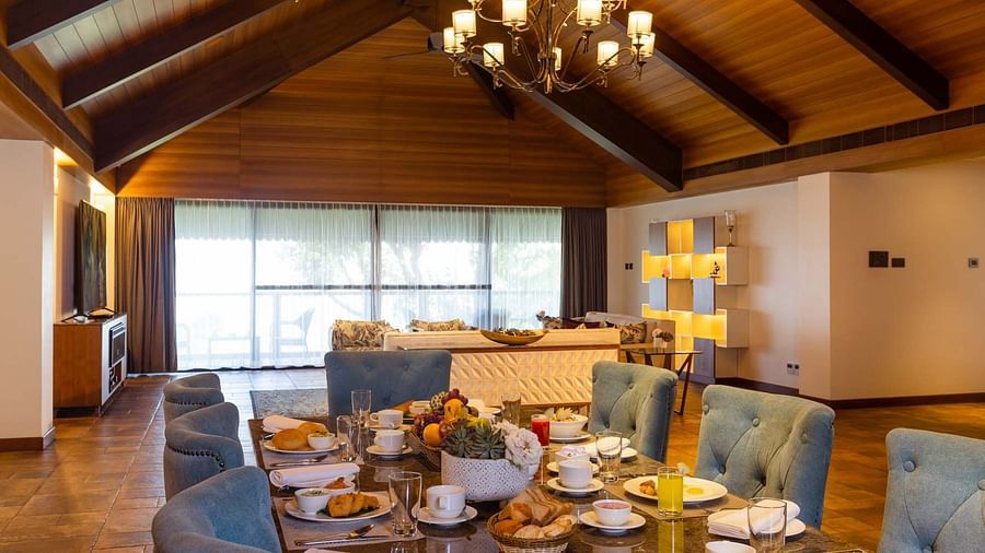 dining room at Golak by Denissons Presidential Villa, Madikeri