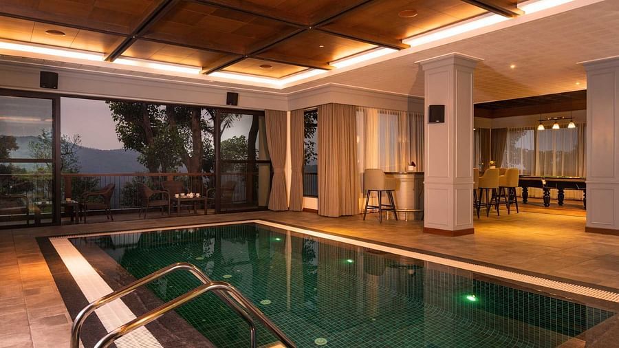 In-door swimming pool at Golak by Denissons Presidential Villa