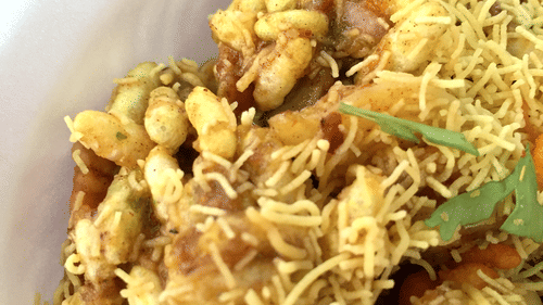 a plate of jhalmuri - polo floatel kolkata