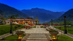 Aloha On the Ganges Rishikesh Patio alfresco dining 1