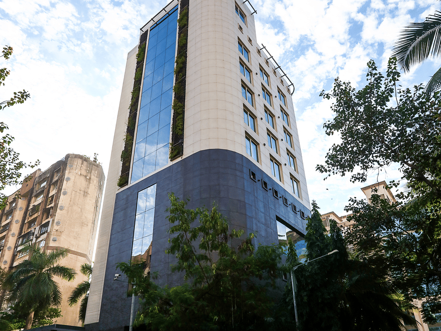 The Empresa Boutique Hotel - the exterior facade of the hotel in Andheri, Mumbai