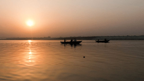 View of Ganga River near Aloha On the Ganges Rishikesh Resort and Hotel Rishikesh