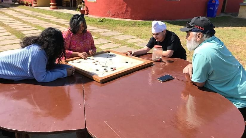 Let s Camp Sitlakhet activity carrom