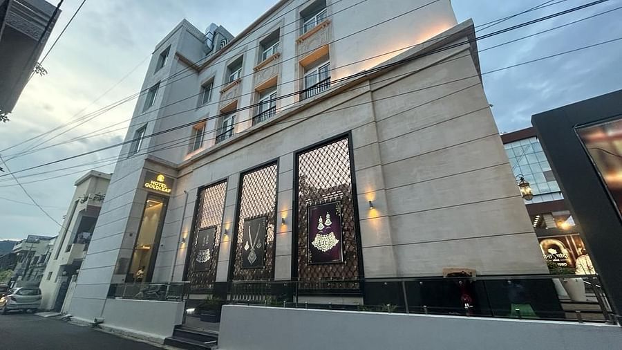 Front view of Five Elements Hotels Goldleaf, Haldwani