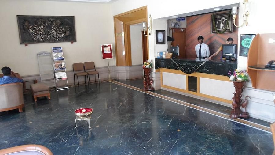 Kalyan Residency Hotel in Tirupati Reception1