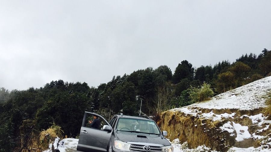 Ojaswi Himalayan Resort, Mukteshwar Nainital Snowfall time Ojaswi Himalayan Resort Mukteshwar 2