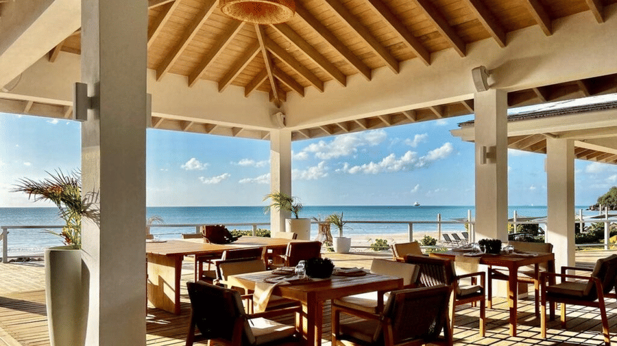 Wild Tamarind fine dining restaurant at Tamarind Hills Resort offering Caribbean cuisine with elevated ambience in Antigua