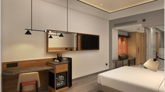 interior of the Deluxe Twin room at Sarovar Portico Birgunj