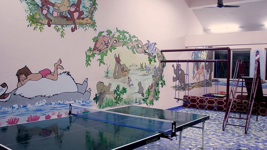 Ramanashree California Resort - view of the kids play area that has provision for table tennis