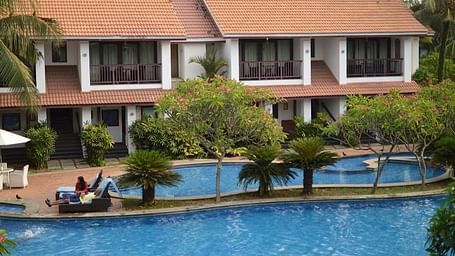 An image of a property with a swimming pool.