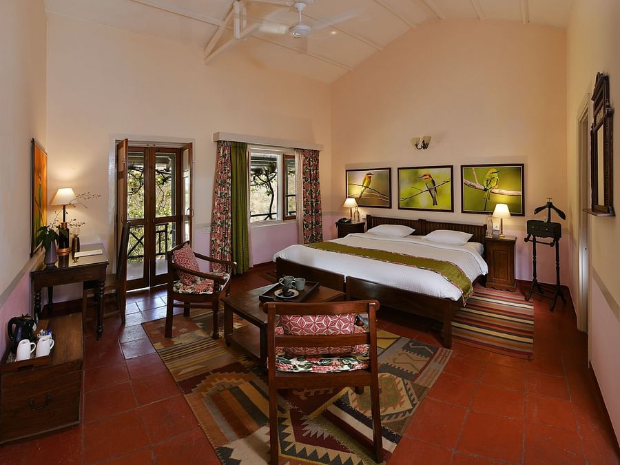 furniture arrangement at the Bee Eater room