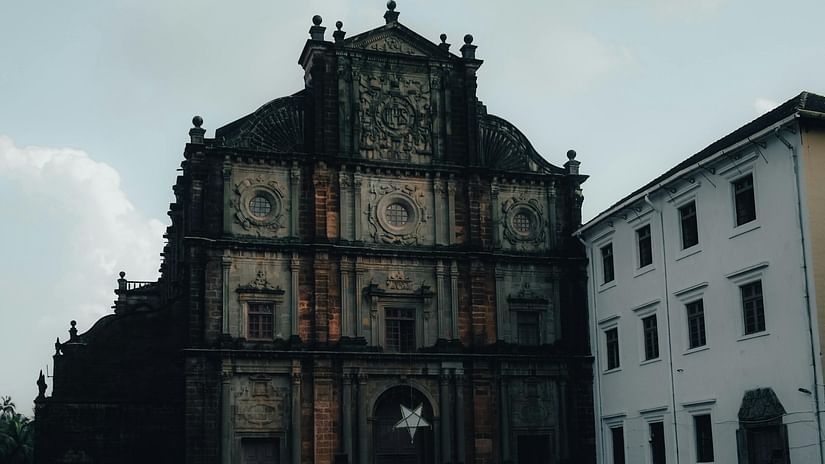 an image of Basilica of Bom Jesus in Goa 